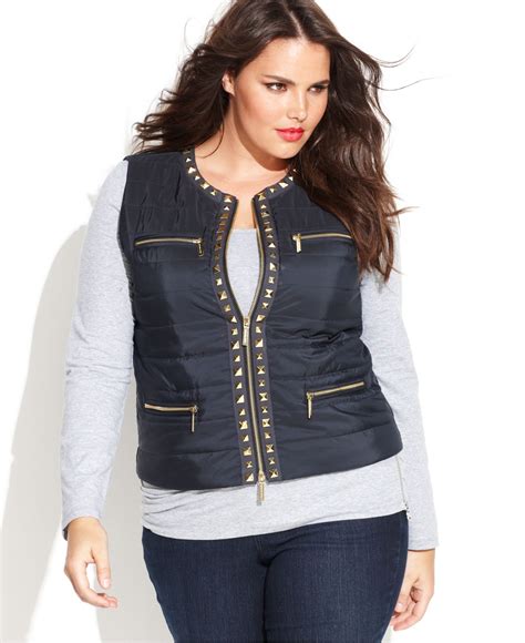 quilted puffer vest michael kors